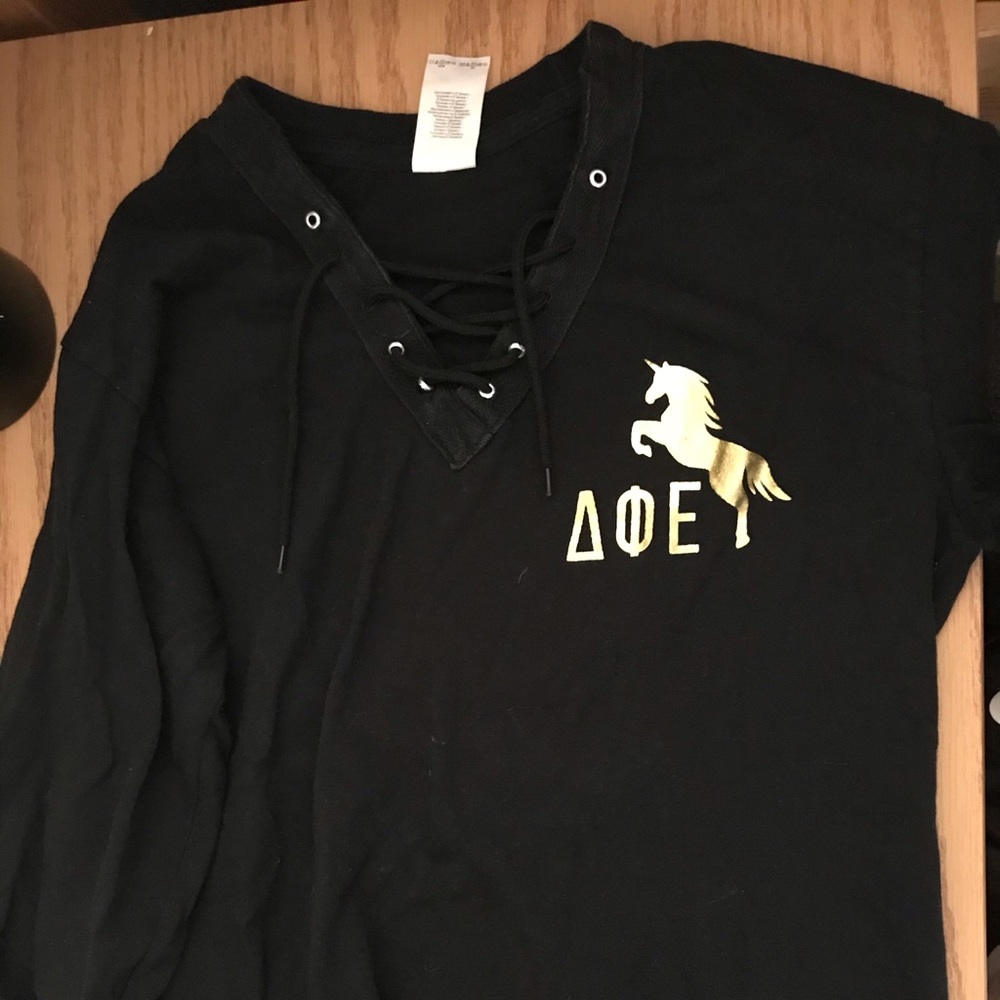 Delta Phi Epsilon V-NeckLoong Sleeve